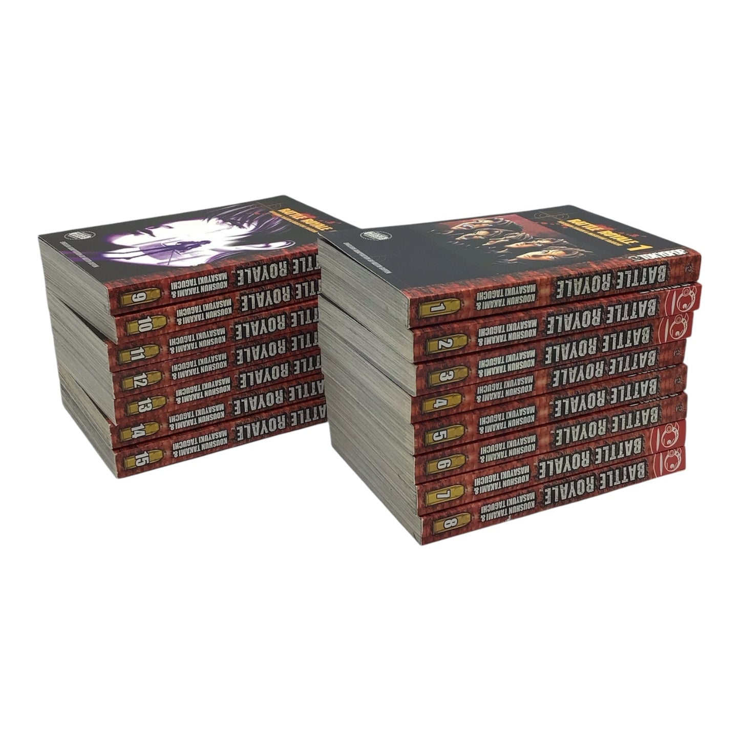Battle Royale Complete Manga Series - Books 1-15