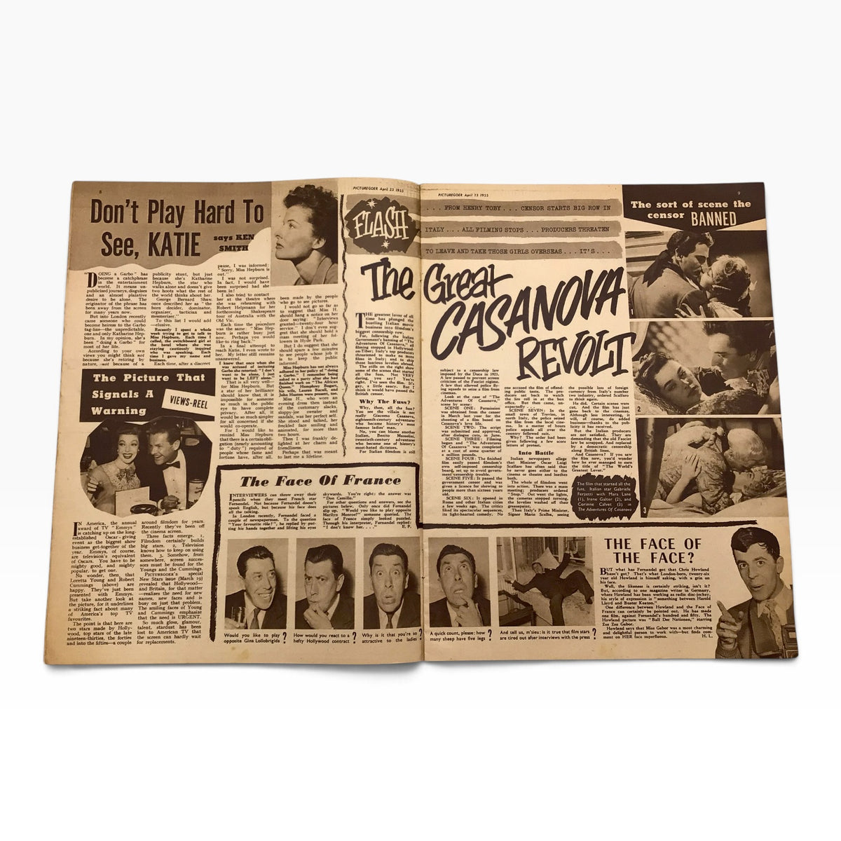 Vintage 1955 Picturegoer Film and Entertainment British Film Magazine Set - 14 Issues