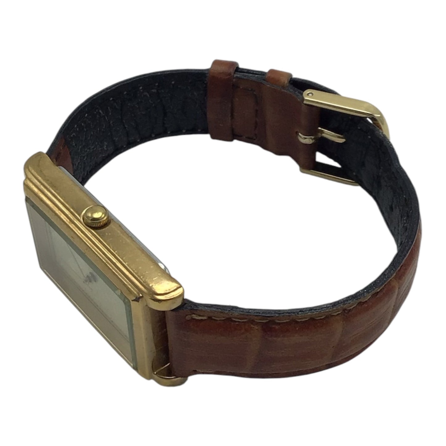 Leather Mickey Mouse Watch - Womens