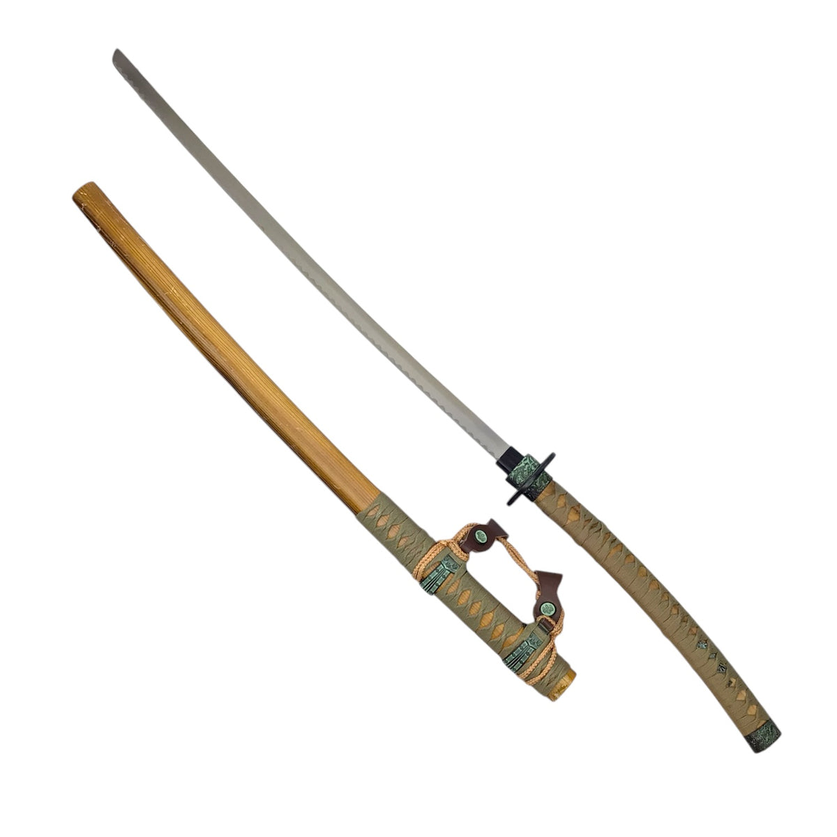 43" Samurai Reverse Jintachi Sword – Hardwood Handle