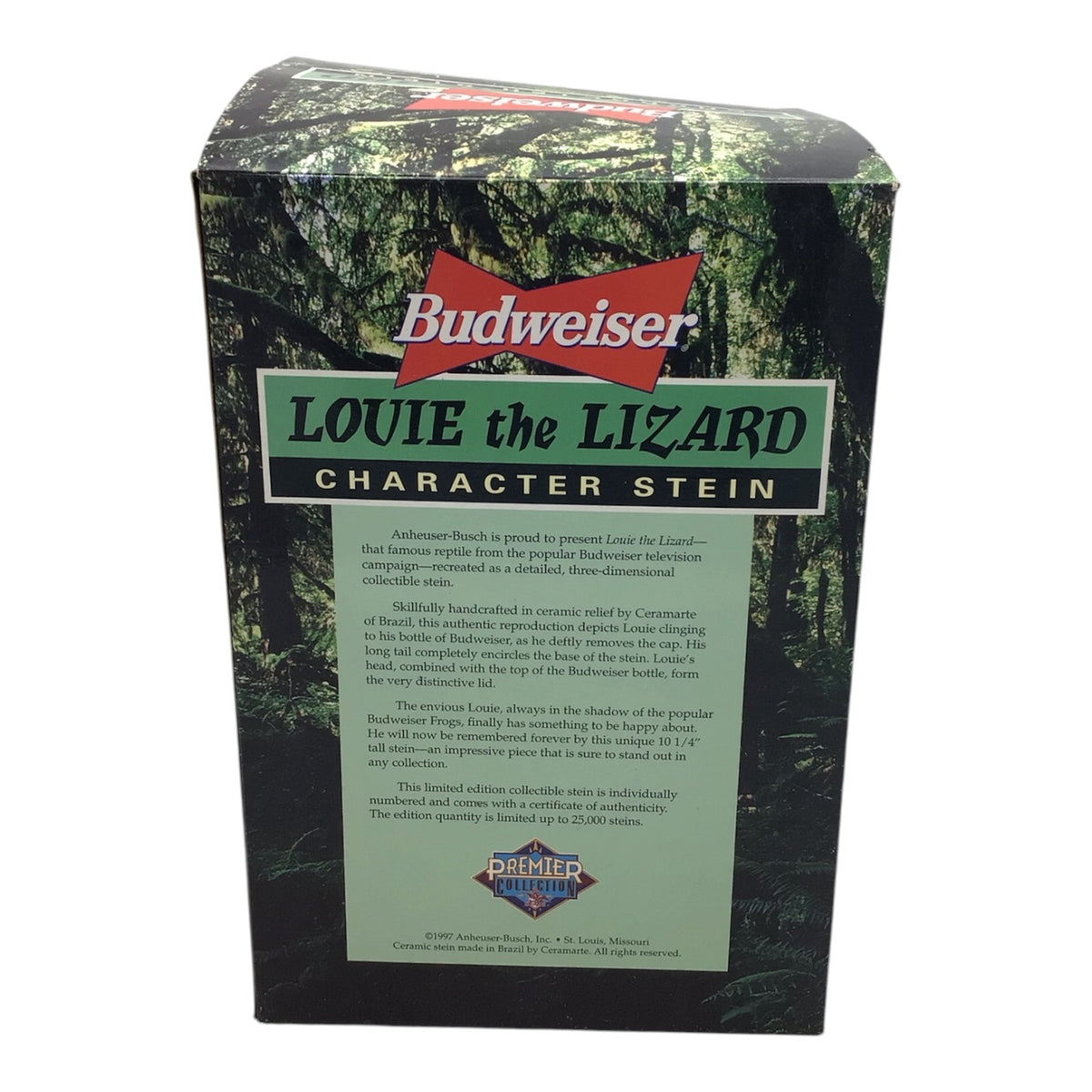 Budweiser Louie the Lizard Character Stein