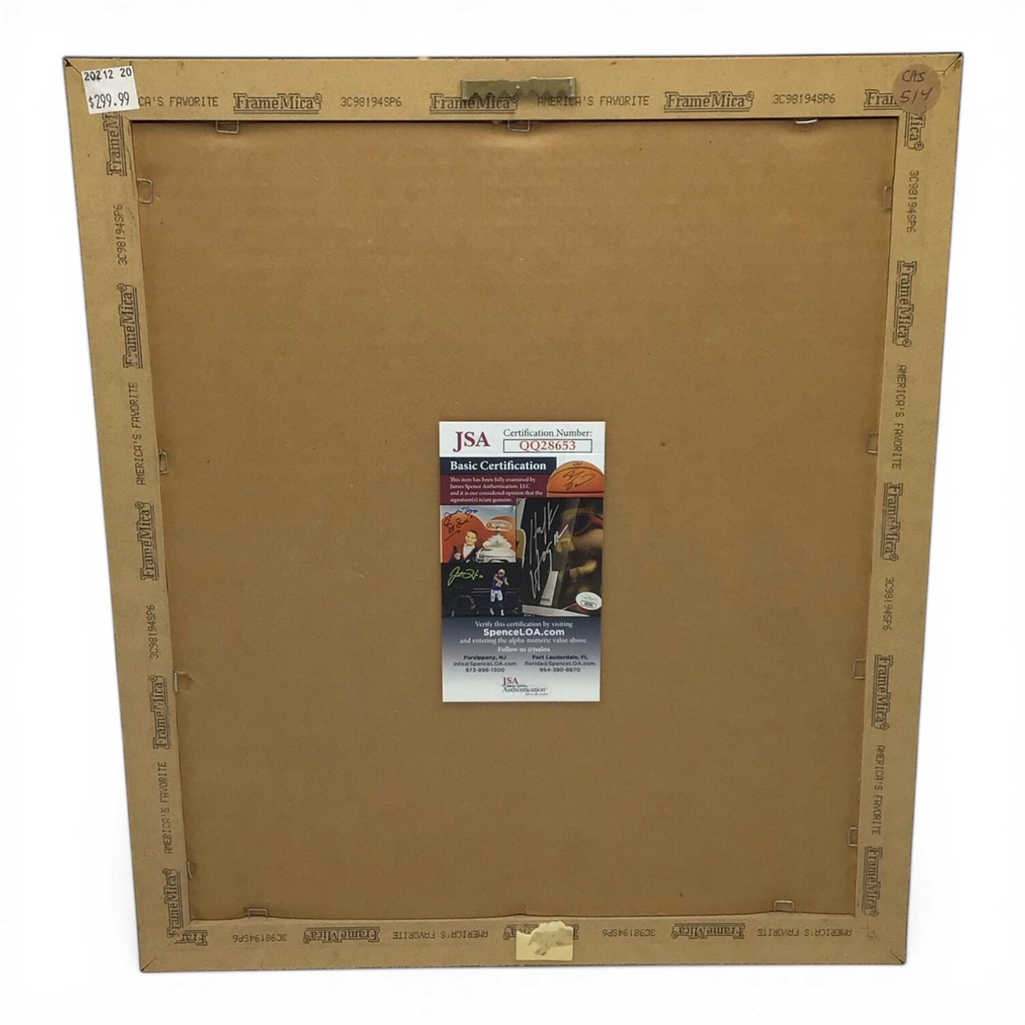 Framed Jay Leno Signed 8x10 Photo - Authentic