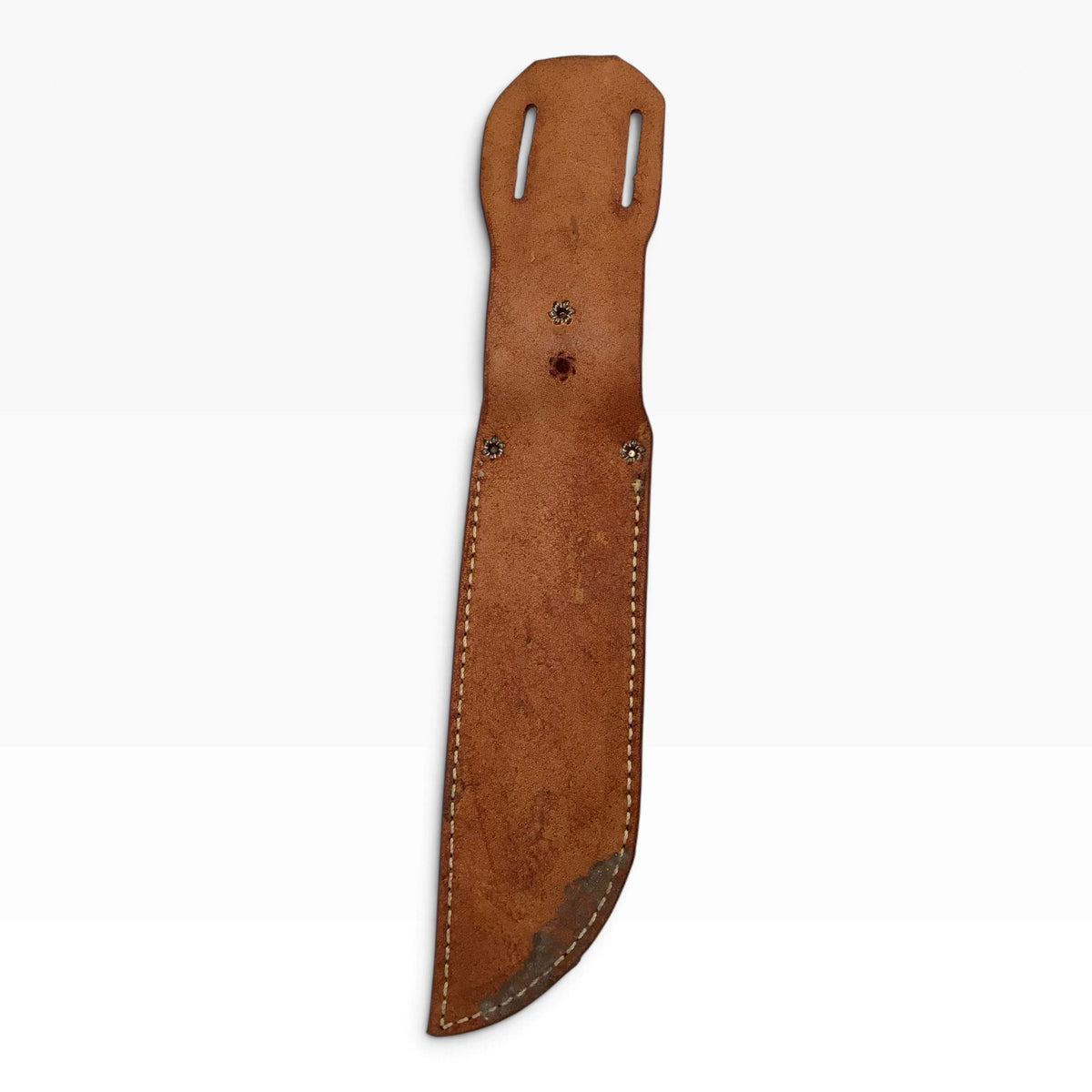 KA-BAR Olean N.Y. U.S. Military Vintage Fixed Blade Knife with Leather Sheath