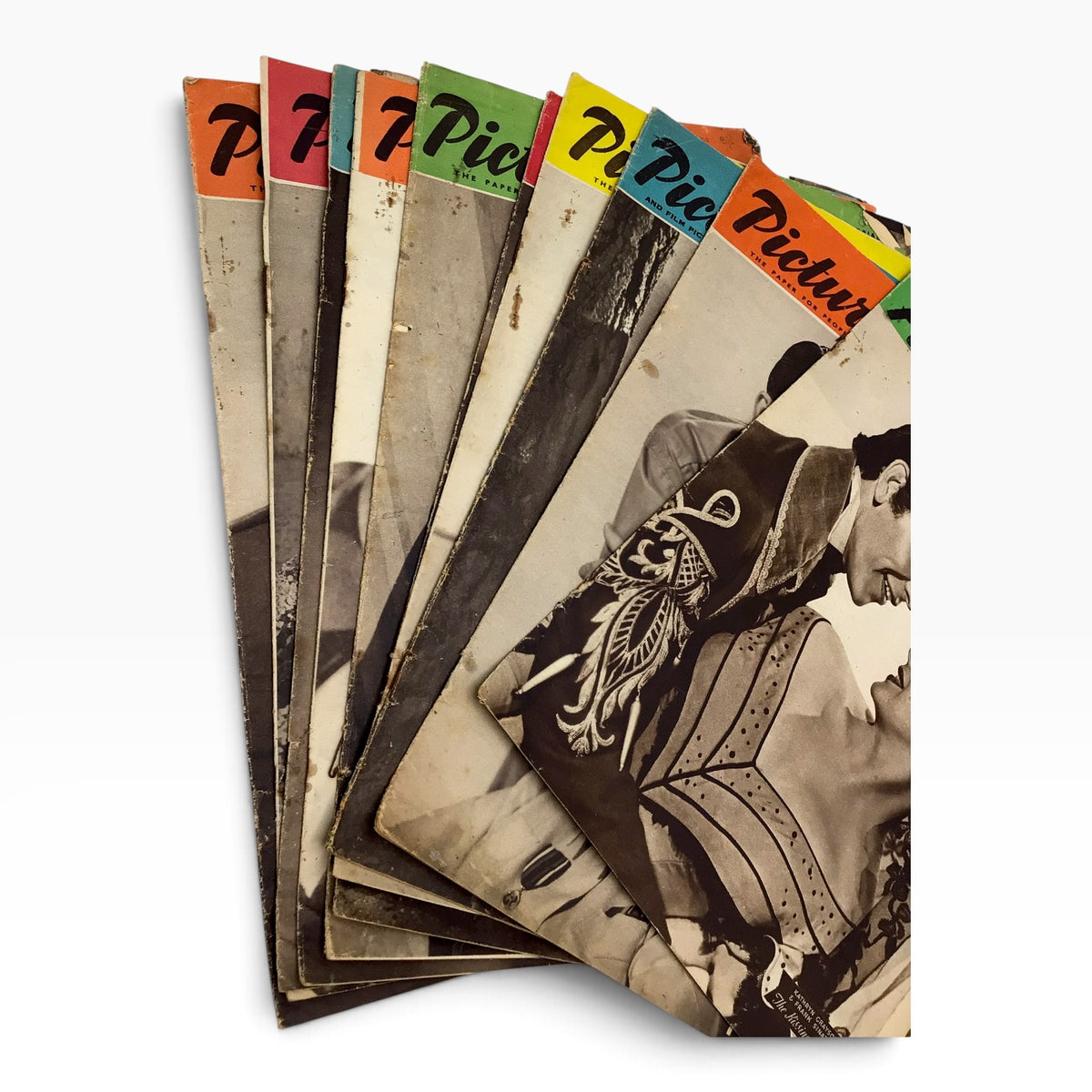 Vintage 1949 Picture Show & Film Pictorial British Film Magazine Set - 10 Issues