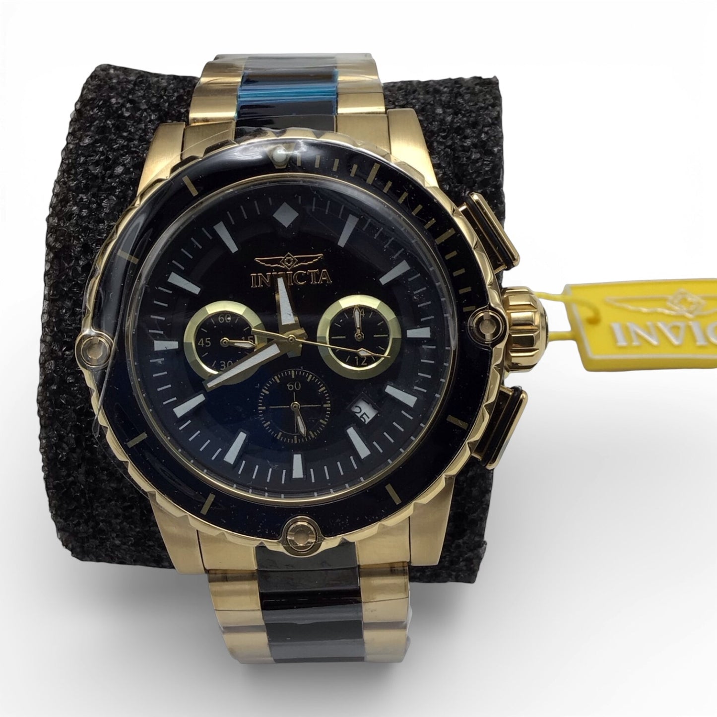 Invicta Grand Diver Men's Watch - 47mm. Gold. Black (15402) - Includes Batman Case