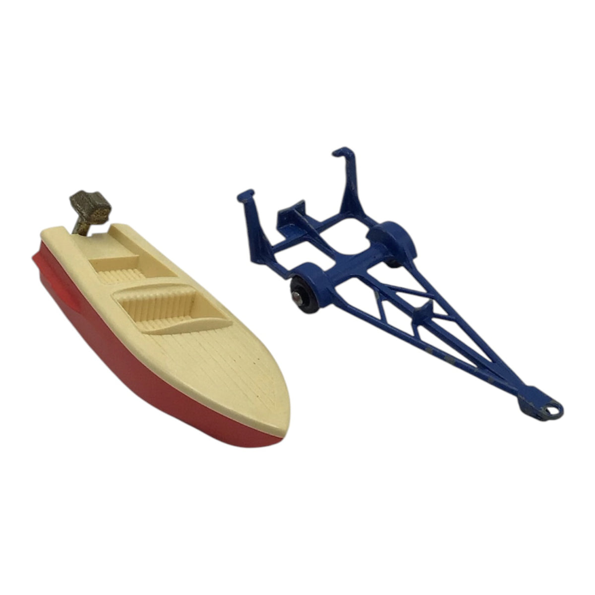 Lesney Matchbox Series No. 48 Sports Boat & Trailer w/ Original Box