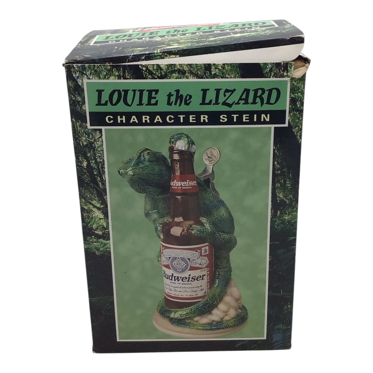 Budweiser Louie the Lizard Character Stein