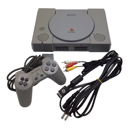 PlayStation SCPH-9001 w/ Cables & Controller - Tested/Working