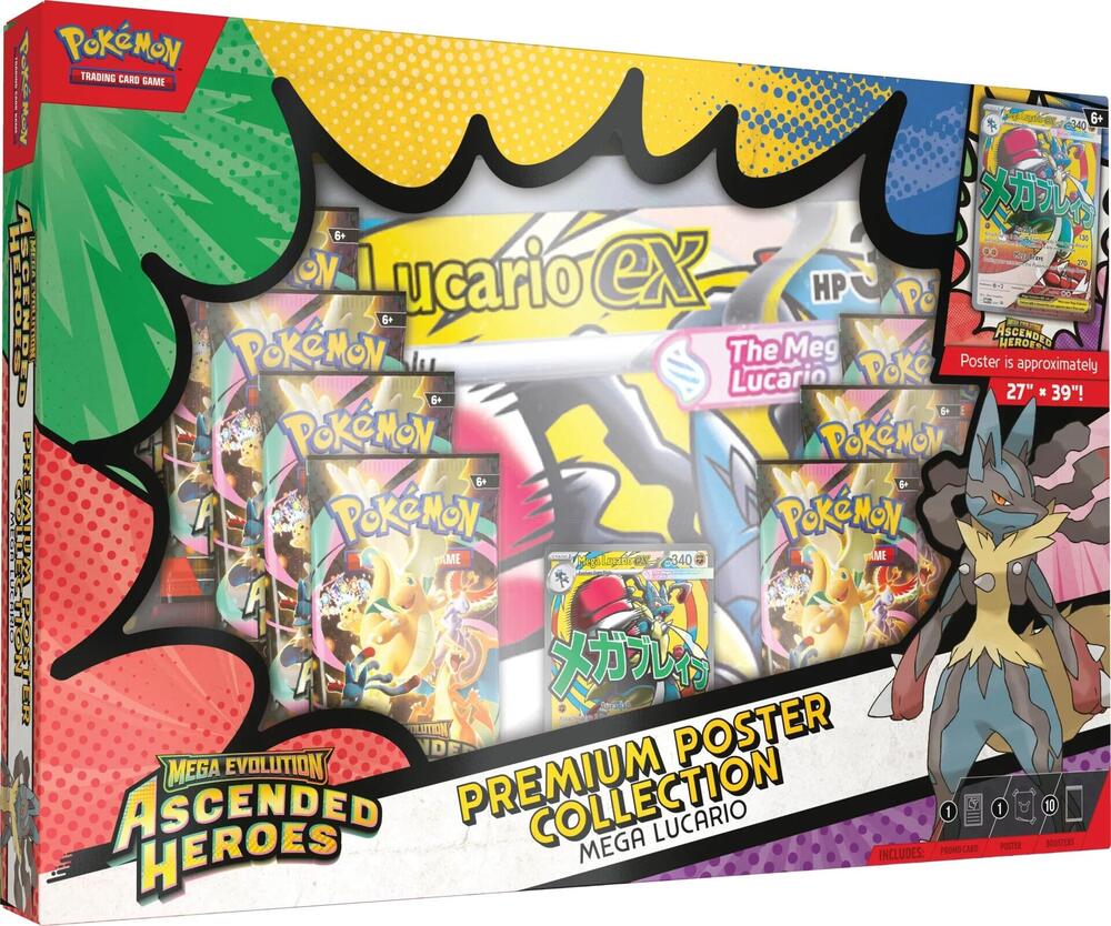 Premium Poster Collection: Mega Lucario - Pokemon Ascended Heroes - Mega Evolution