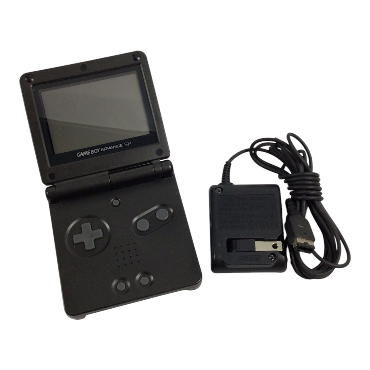 Nintendo GameBoy Advance SP Black w/ Charger - Tested & Working