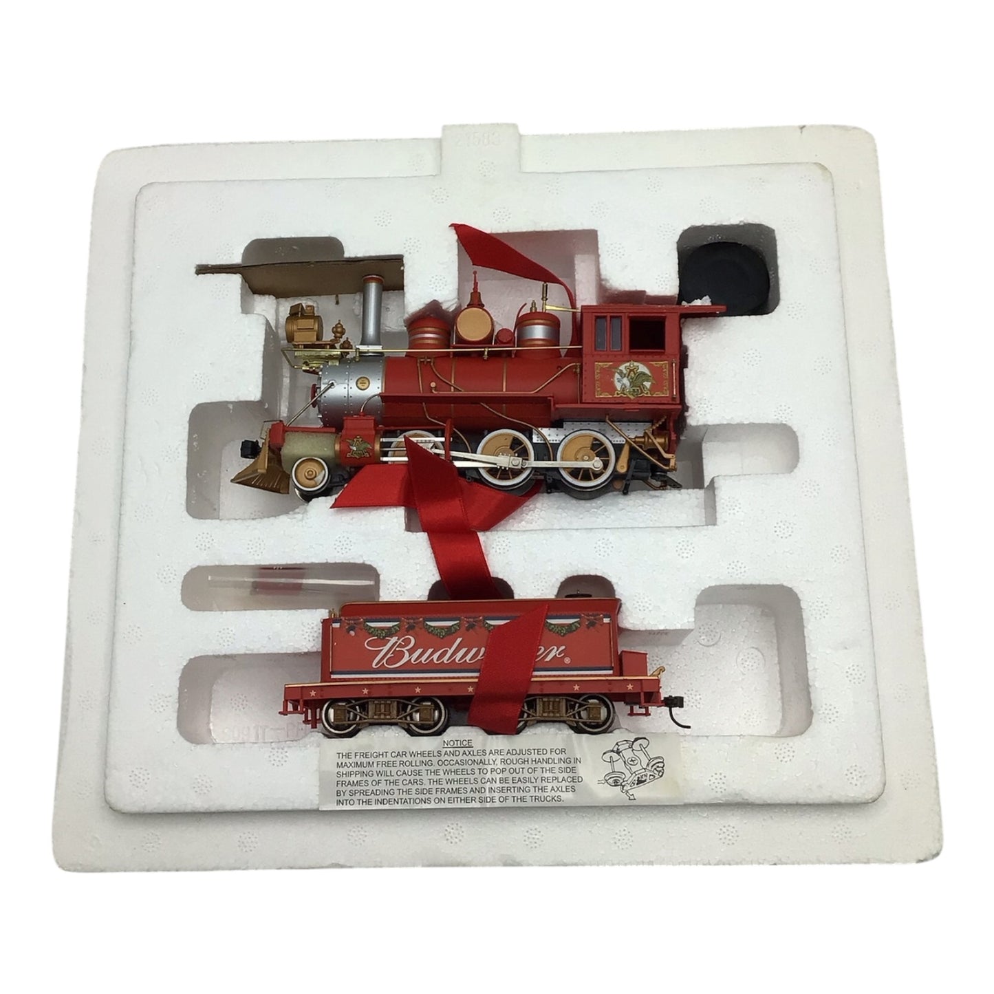 Hawthorne Village Budweiser Train Set