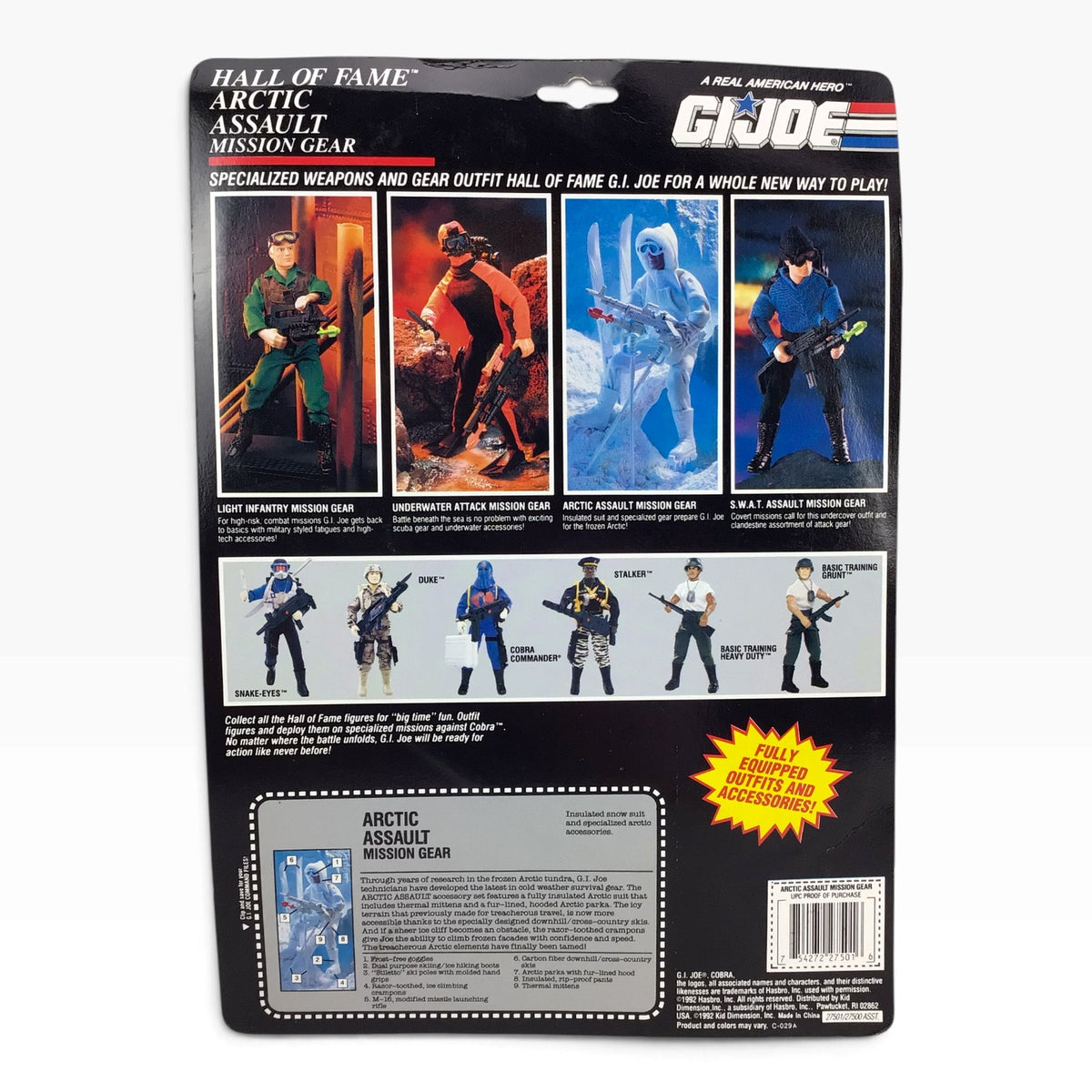 GI Joe Arctic Assault Mission Gear Set (1992) – Hasbro Hall of Fame #27501