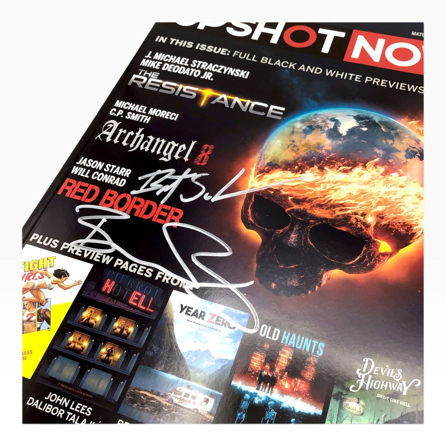 Upshot Now #0 – Fall 2019 – Signed by Benjamin Percy & Brent Schoonover – COA