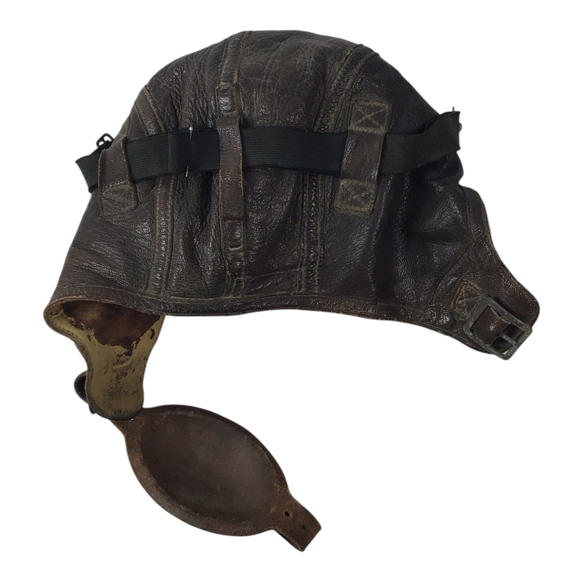 WWII Era Type A-11 Flight Helmet w/ Aviator Goggles