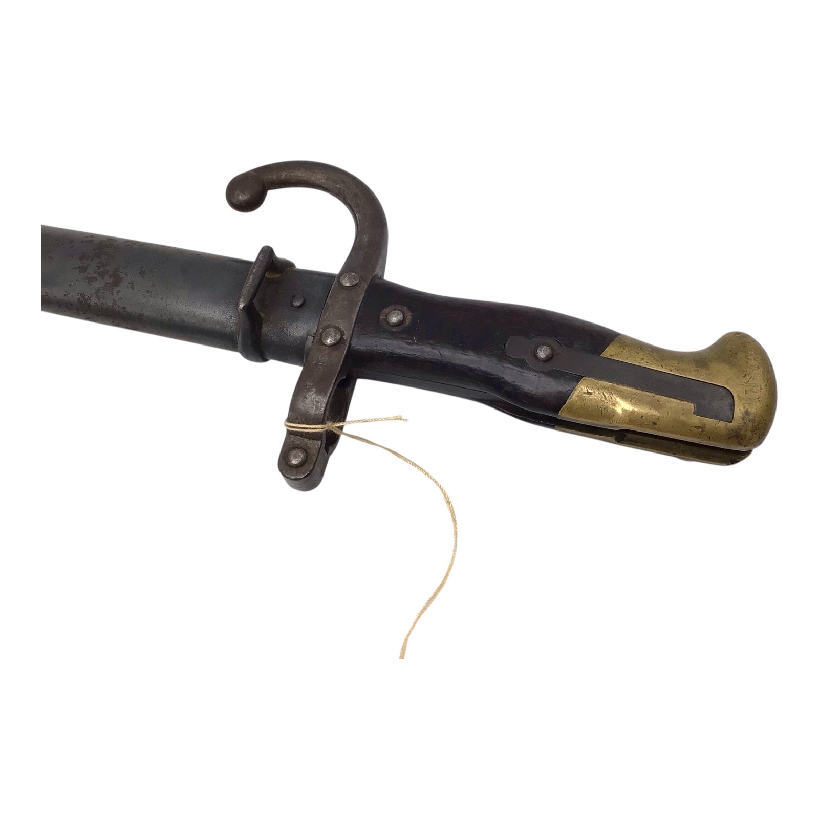Franco Prussian 1877 French Gris Bayonet Sword w/ Sheath