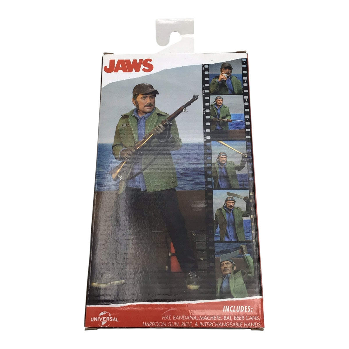 NECA Jaws Quint Shark Battle Action Figure - New in Box