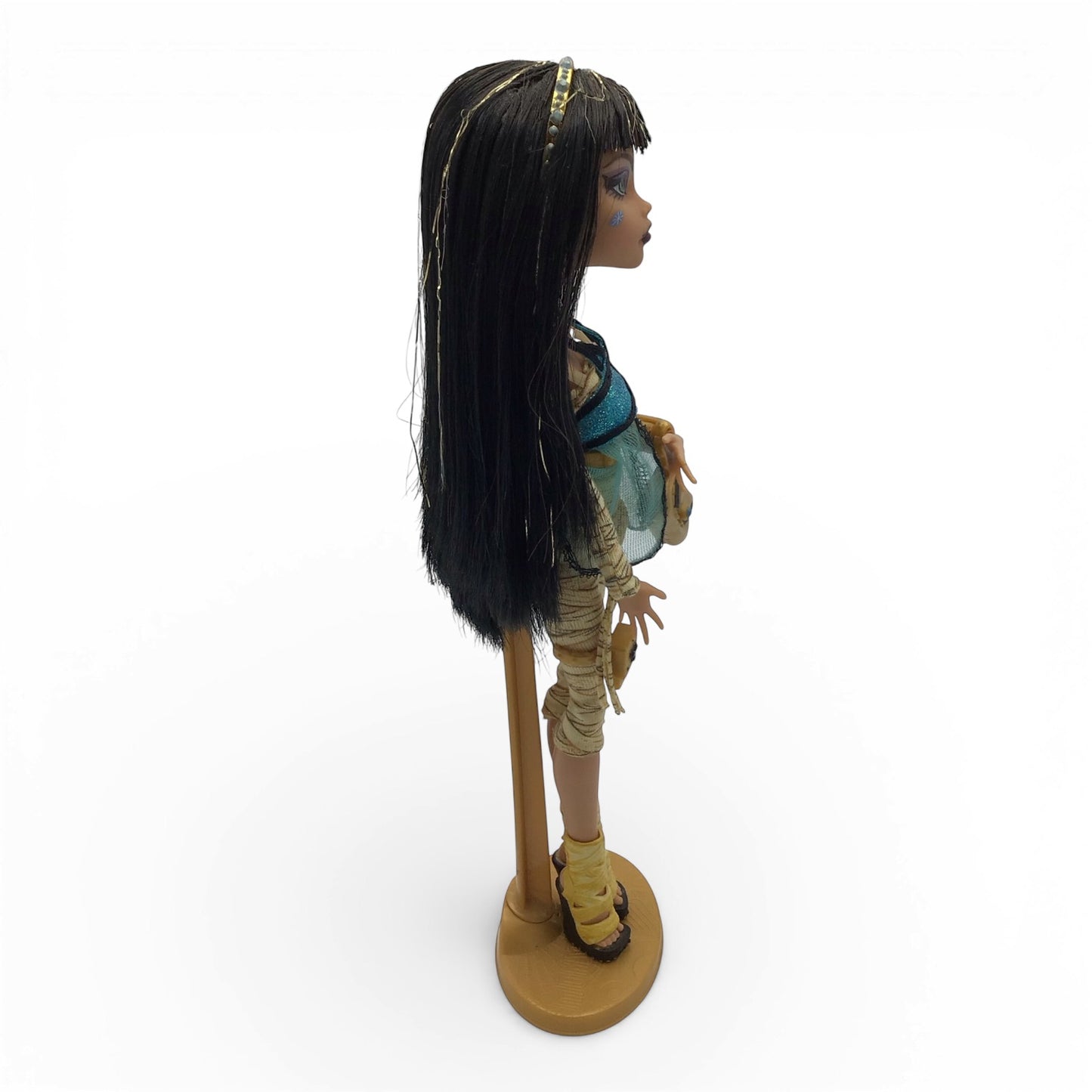Monster High Dolls Cleo De Nile First Wave Gen 1 - Gold Elastic, No Box