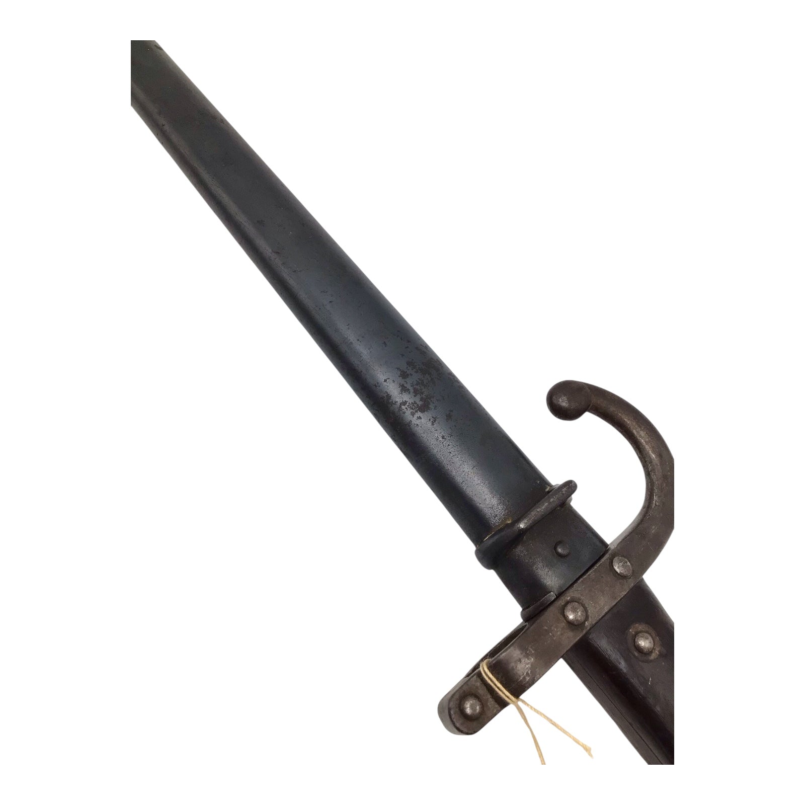 Franco Prussian 1877 French Gris Bayonet Sword w/ Sheath