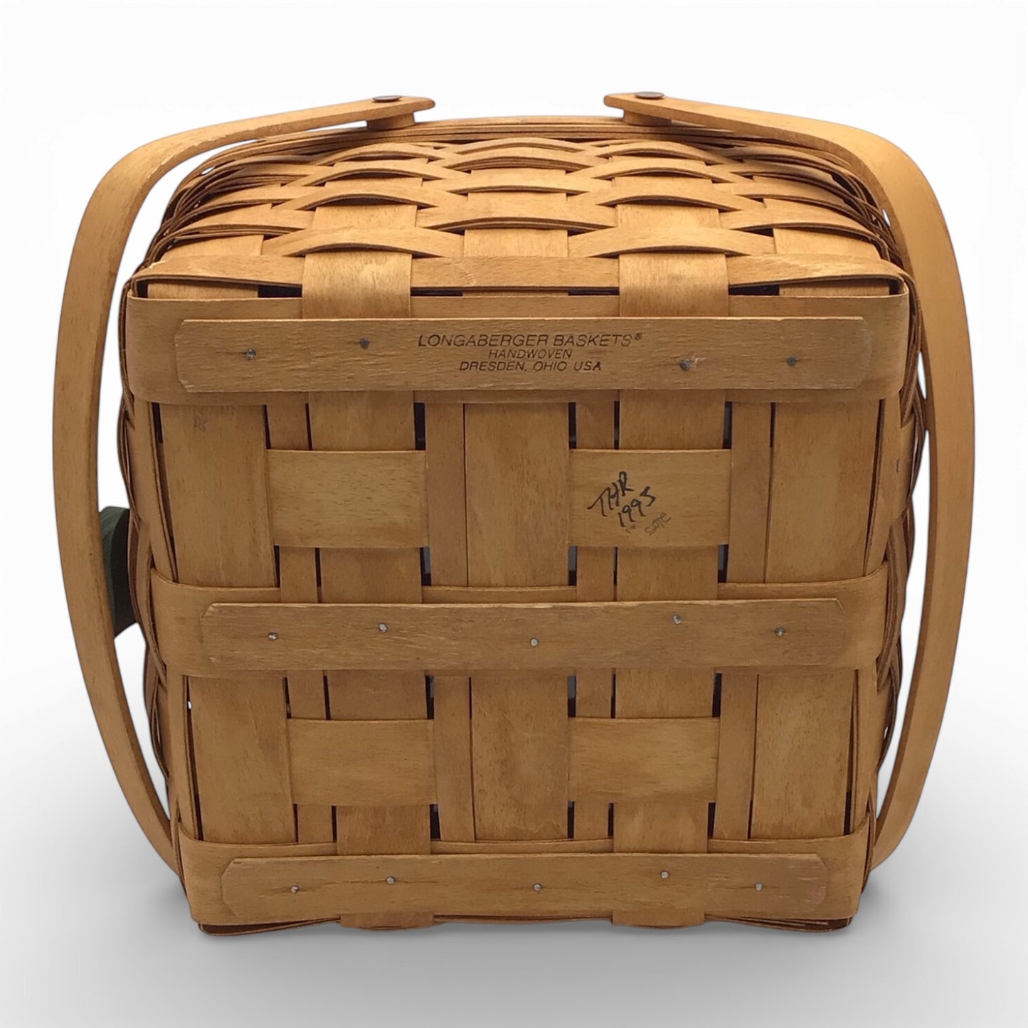 Longaberger Cake Basket with Insert, Protector, and Tie-On