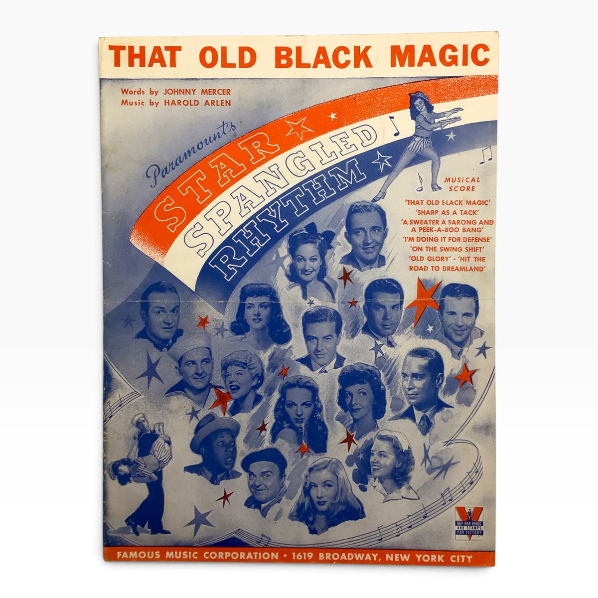 Paramount's Star-Spangled Rhythm Vintage Sheet Music 1942 – Johnny Mercer & Harold Arlen