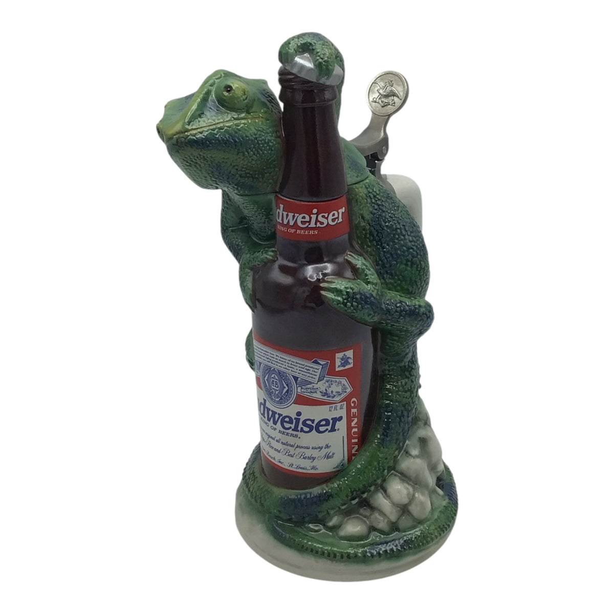 Budweiser Louie the Lizard Character Stein