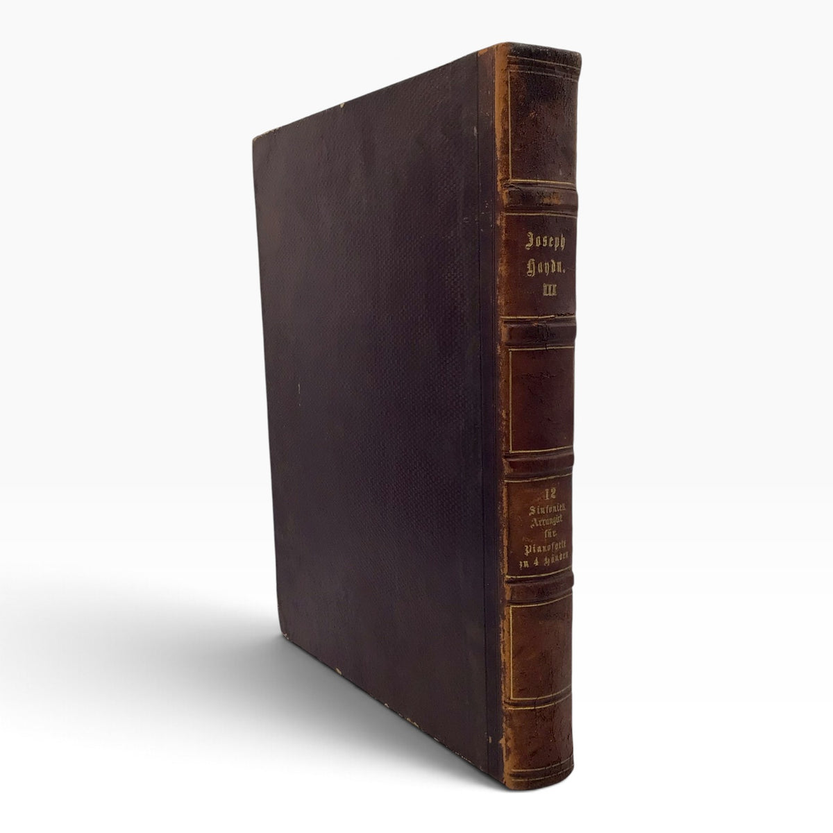 Joseph Haydn's Selected Compositions for Piano 4 Hands Vol. 12 – Antique 1800s German Sheet Music