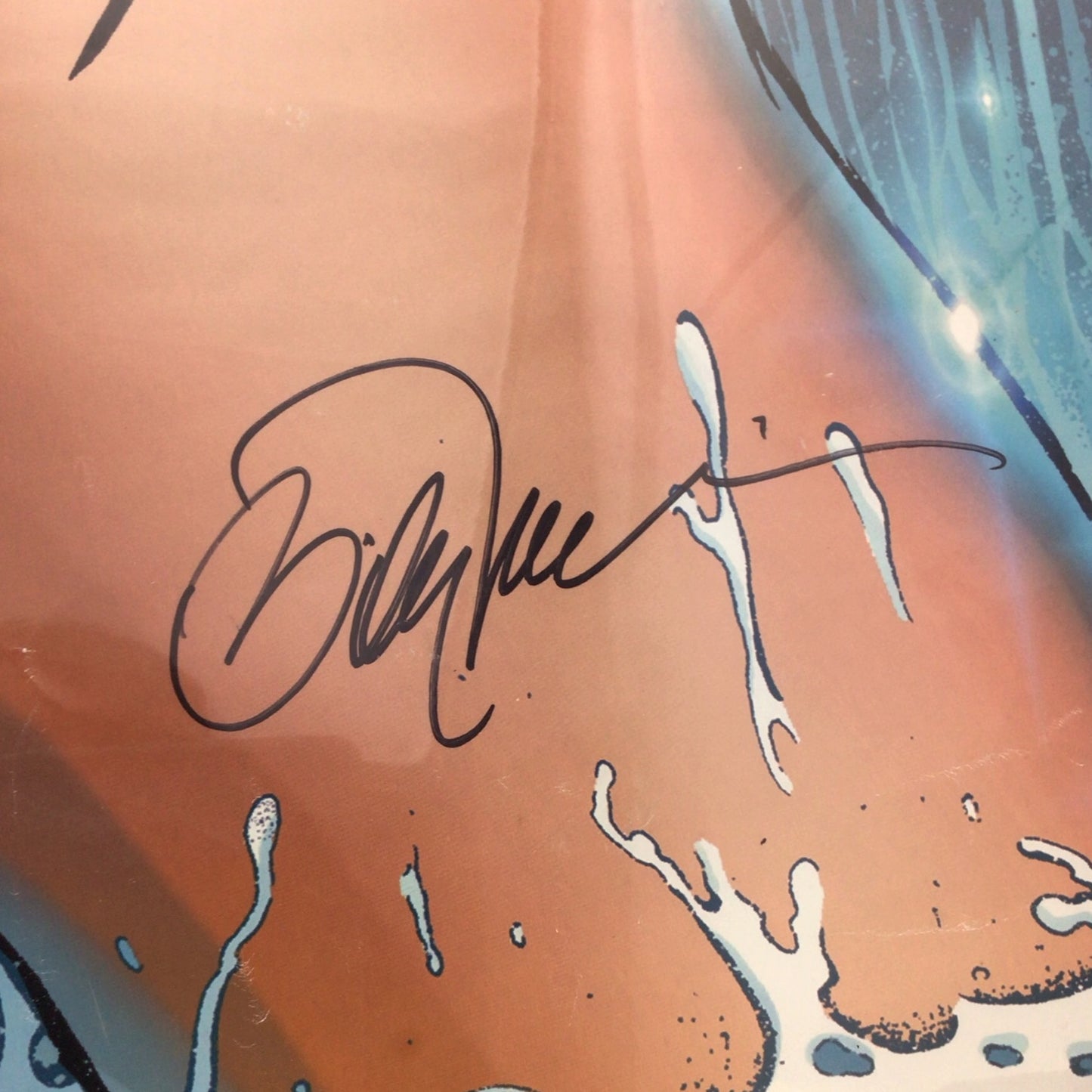 Shi: The Way of the Warrior Poster Signed by Billy Tucci - JSA Certified