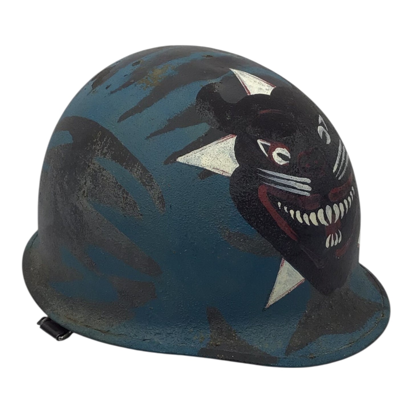 Complete U.S. Vietnam War M1 Helmet South Vietnamese Ranger (Biệt Động Quân) w/ Matching Bertet