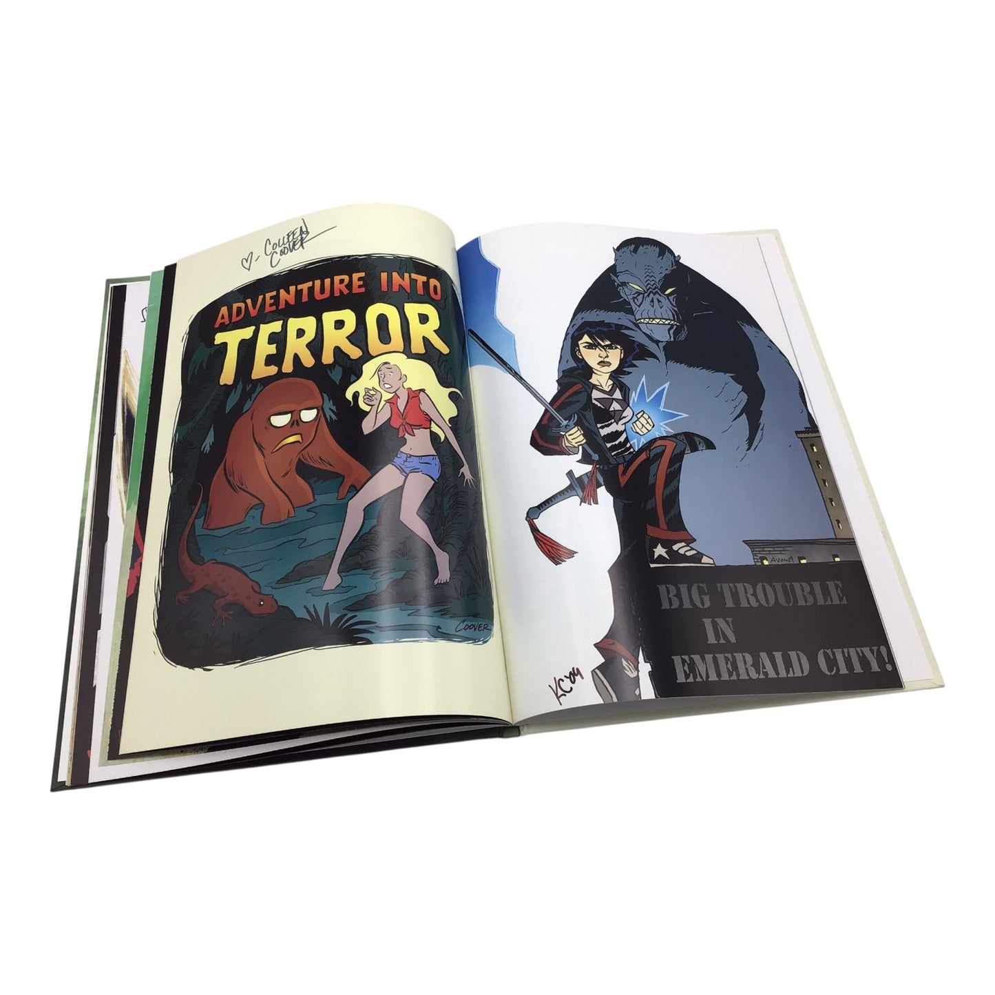 Monsters & Dames 2009 Emerald City Comicon Artbook – Signed by All Artists 334/850