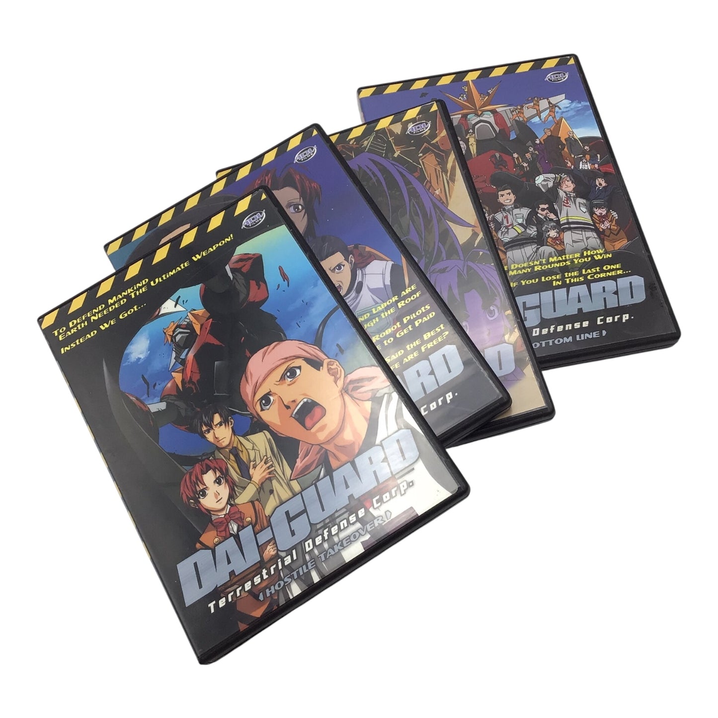 Dai-Guard: Terrestrial Defense Corp. DVD Collection Volumes 1, 2, 5 & 6 – ADV Films