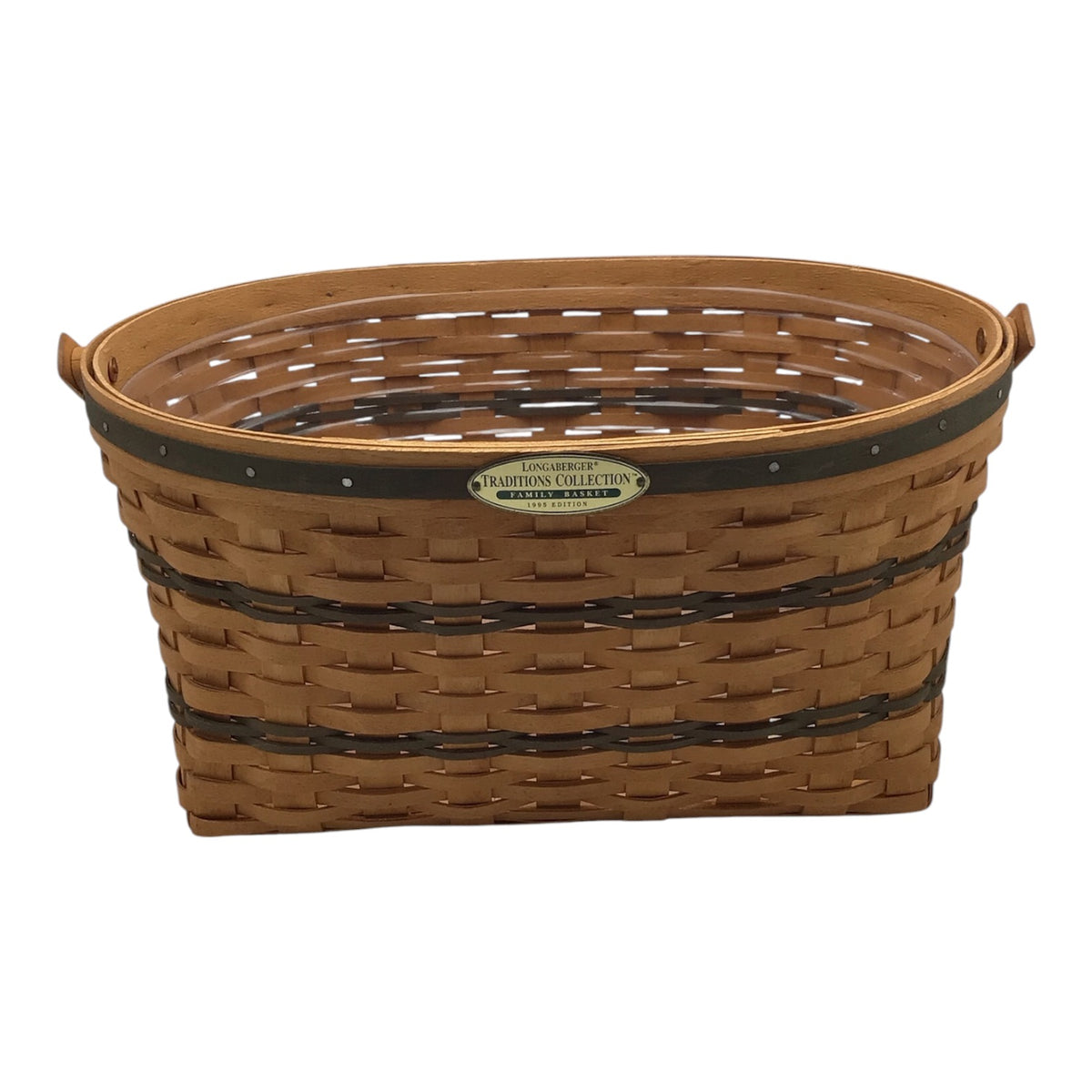 Longaberger Traditions Collection Family Basket 1995 Edition w/ Protector