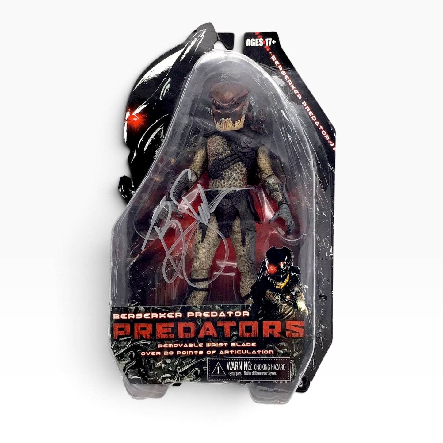 NECA Berserker Predator 7" Action Figure – Signed by Brian Steele – 2010 Predators