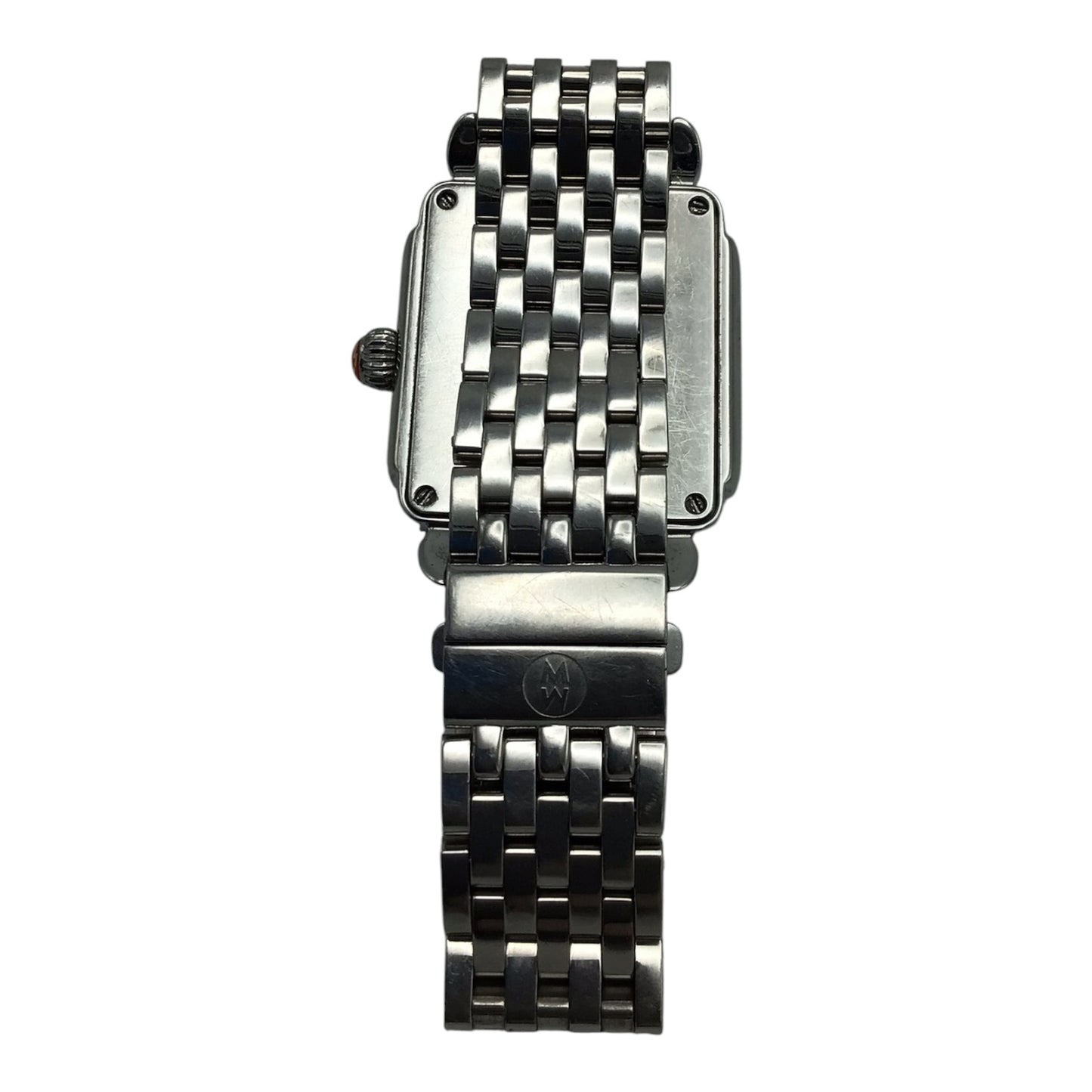 Michele Silver Watch with Mother of Pearl Dial