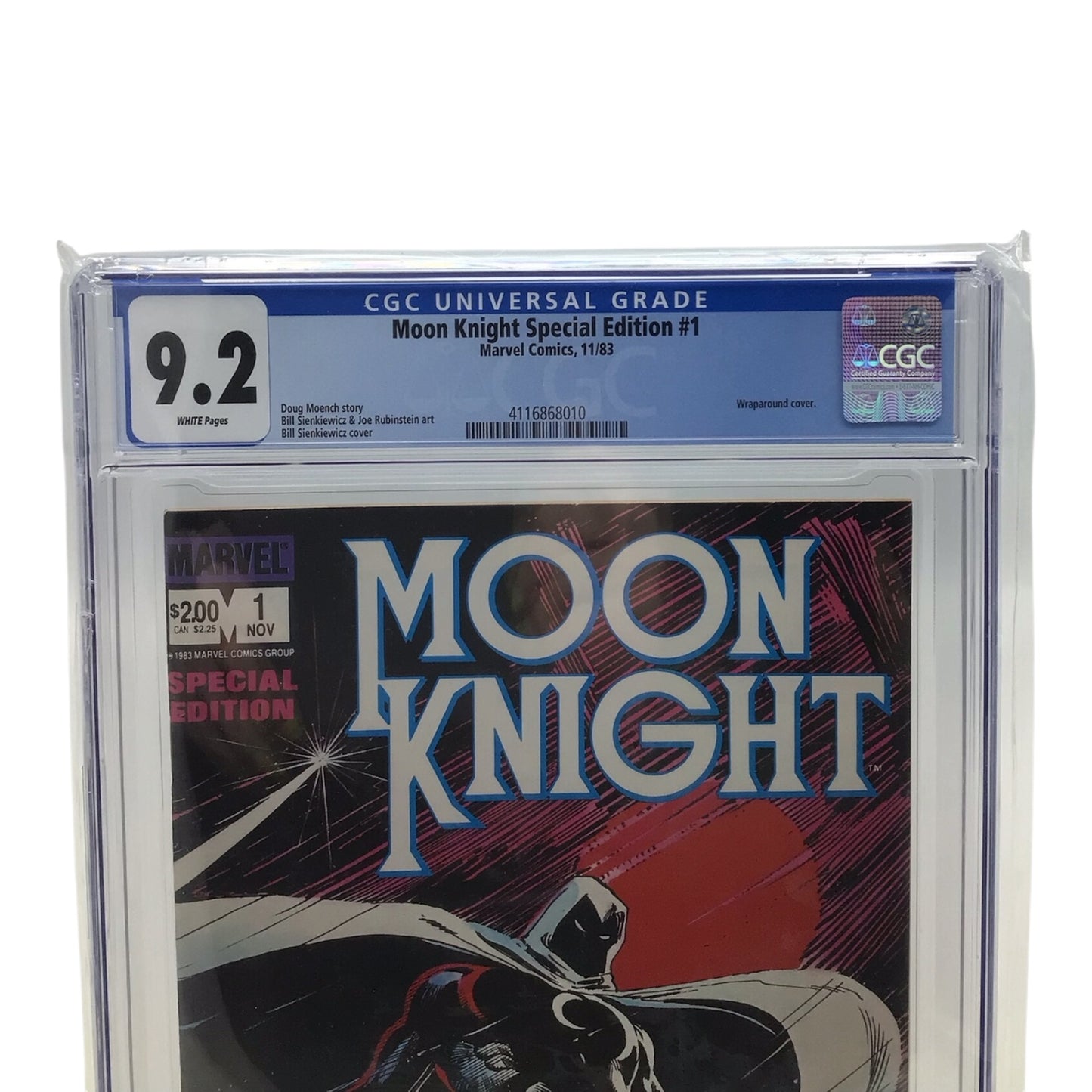Marvel Moon Knight Special Edition #1 - CGC Graded 9.2