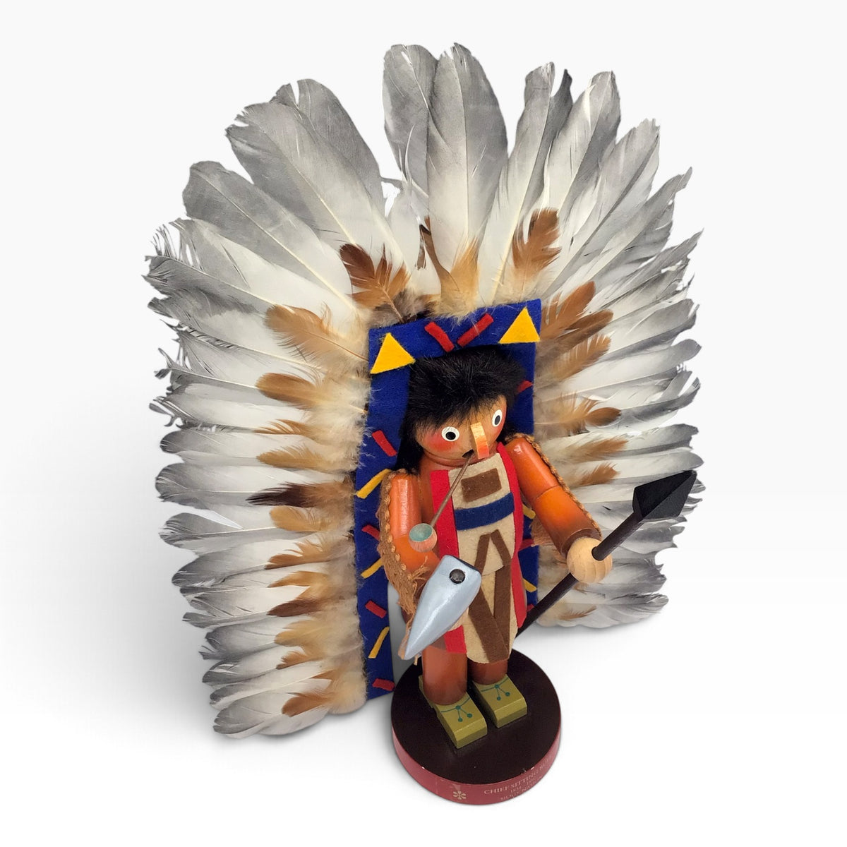 Steinbach German Chief Sitting Bull Smoking Man Figure – Sioux Nation Limited Edition