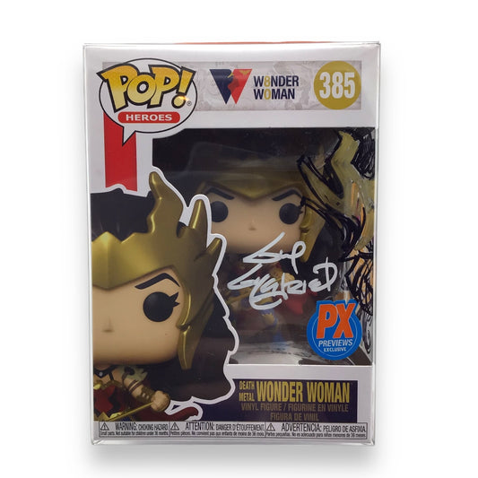 Funko Pop! Heroes Death Metal Wonder Woman #385 - Signed by Guy Gilchrist