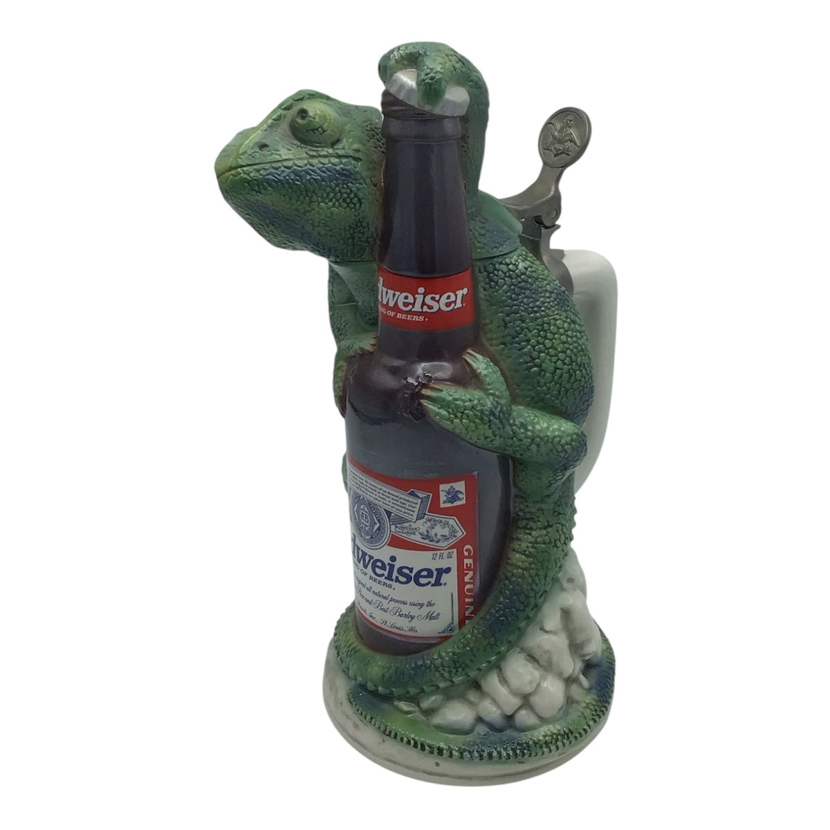 Budweiser Louie the Lizard Character Stein