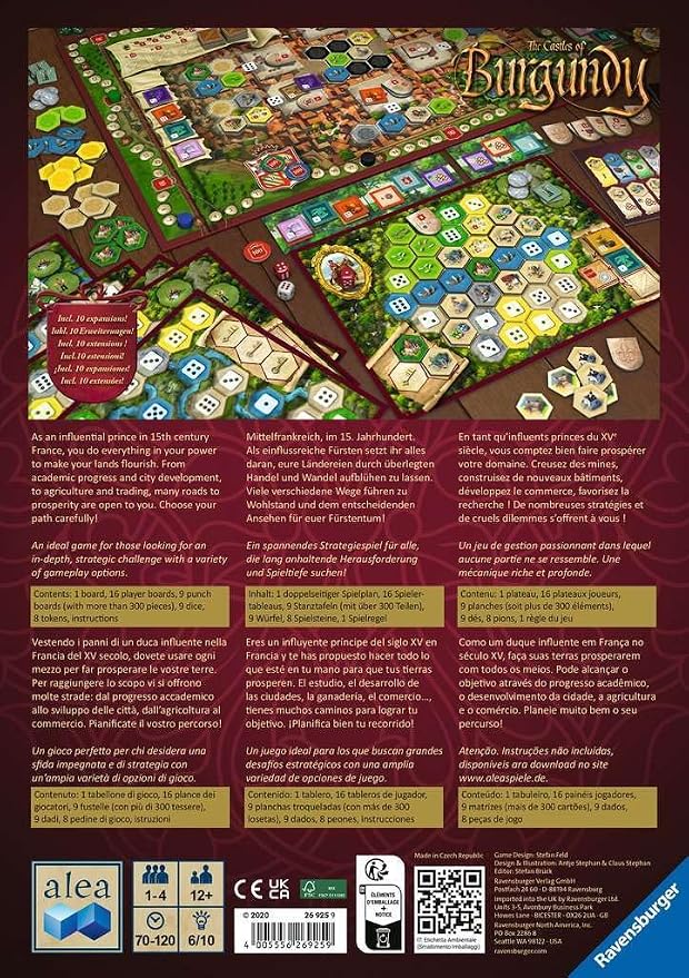 The Castles of Burgundy Board Game