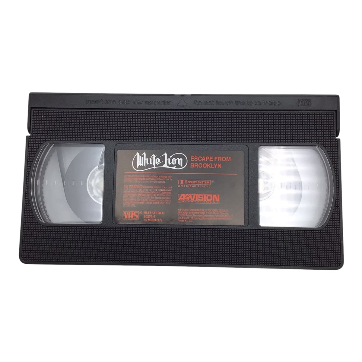 White Lion Escape From Brooklyn VHS Tape