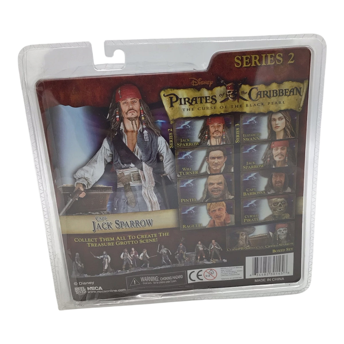 Pirates of the Caribbean Capt. Jack Sparrow Series 2 Action Figure - NECA