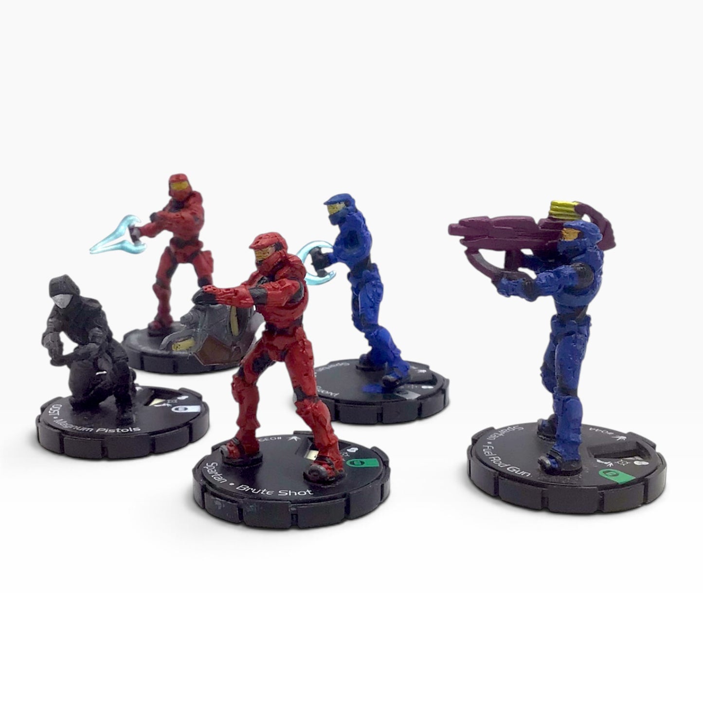 WizKids Halo ActionClix Lot of 5 Assorted Figures – 2007 Collectible Miniatures