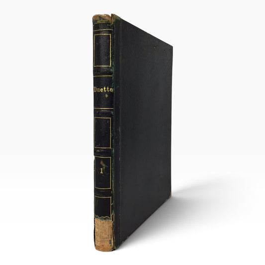 Antique 1800s German Sammelband Opera & Vocal Duets Piano Accompaniment Music Book
