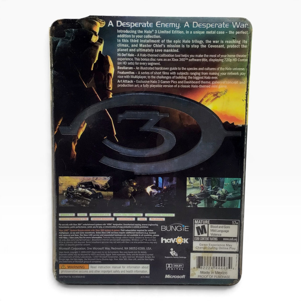 Halo 3 Limited Edition Xbox 360 (2007) – Collector’s Steelbook