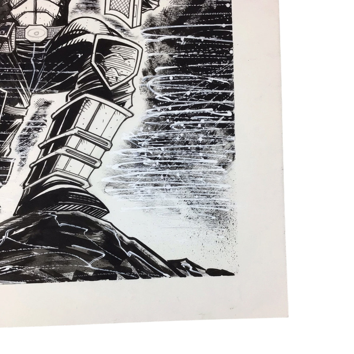 Original Art Comic Starship Trooper #9 Cover by Scott James (2008)