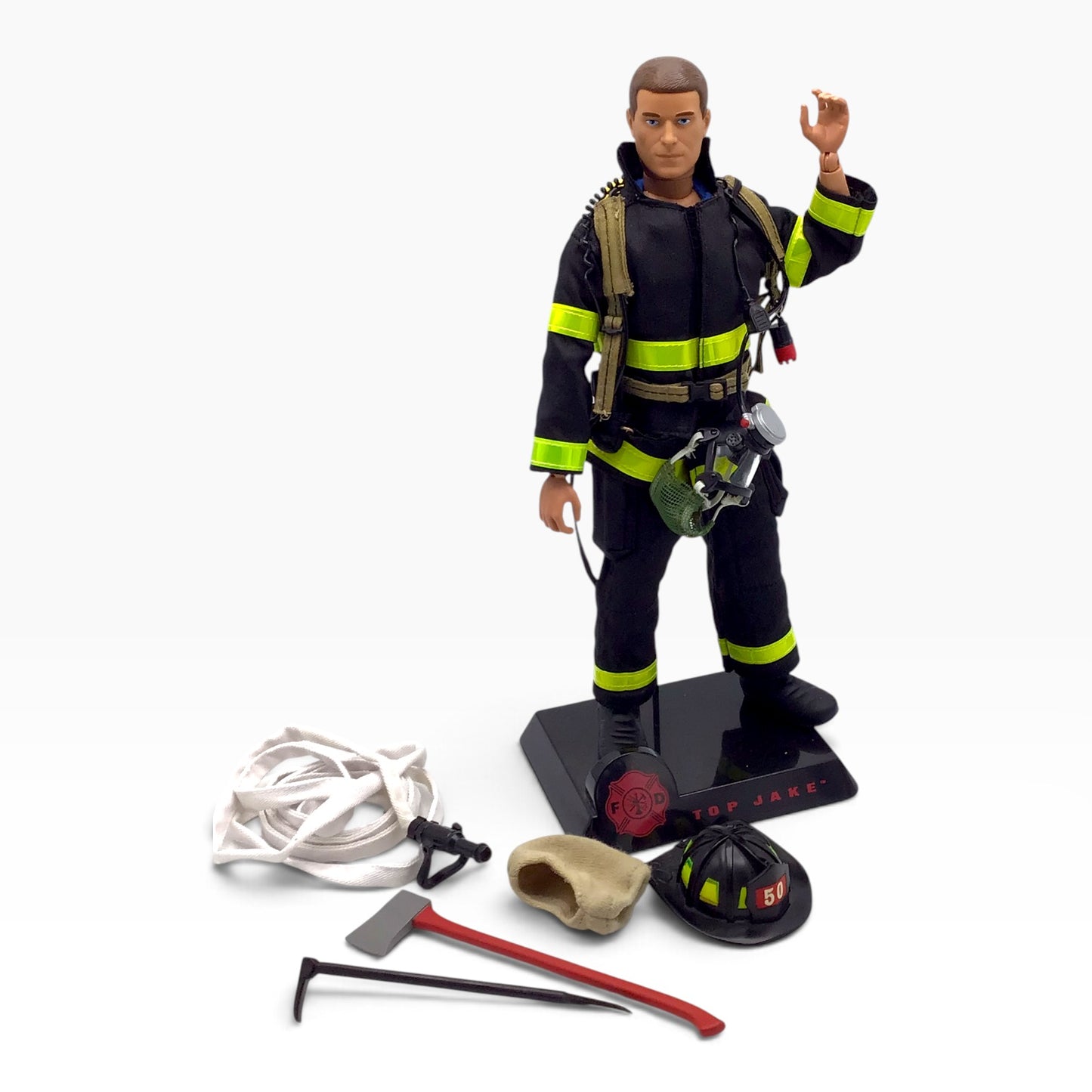 FDNY Fire Zone “Top Jake” Firefighter Figure – Collectible Firefighter Figurine