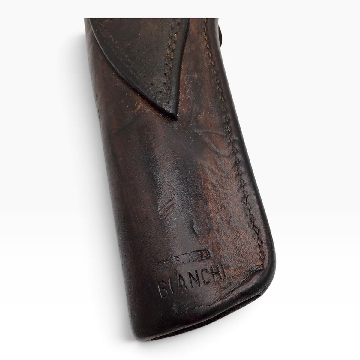 Vintage Bianchi 22 S.A. #1 Brown Leather Belt Gun Holster