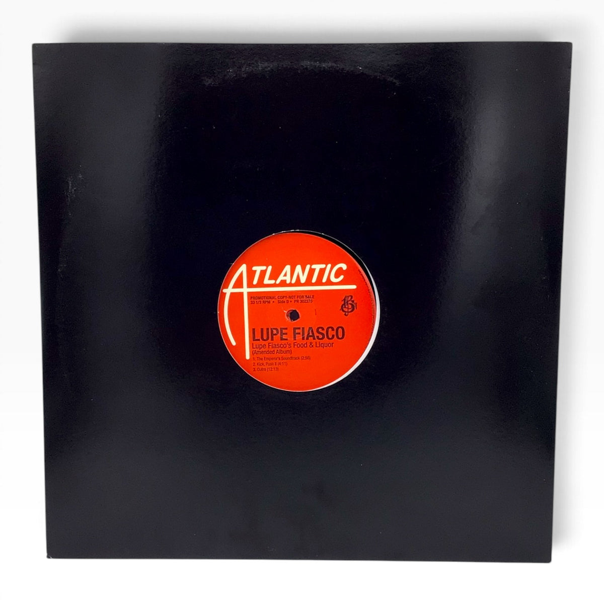Lupe Fiasco's Food & Liquor (Amended Album) – Atlantic Records Promotional 2-Vinyl Set