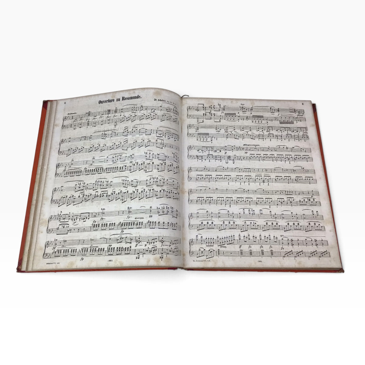 Franz Schubert Complete Compositions Volume 7 – Antique German Piano Music Sheet Book