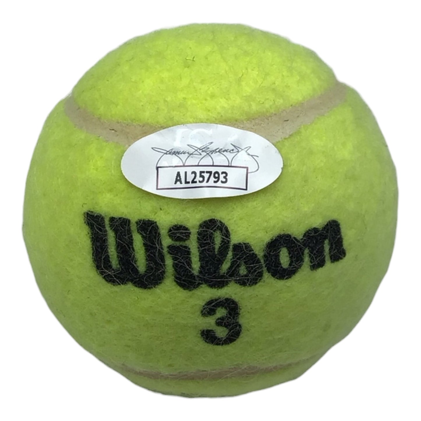 Jimmy Johnson Signed Tennis Ball - JSA Certified