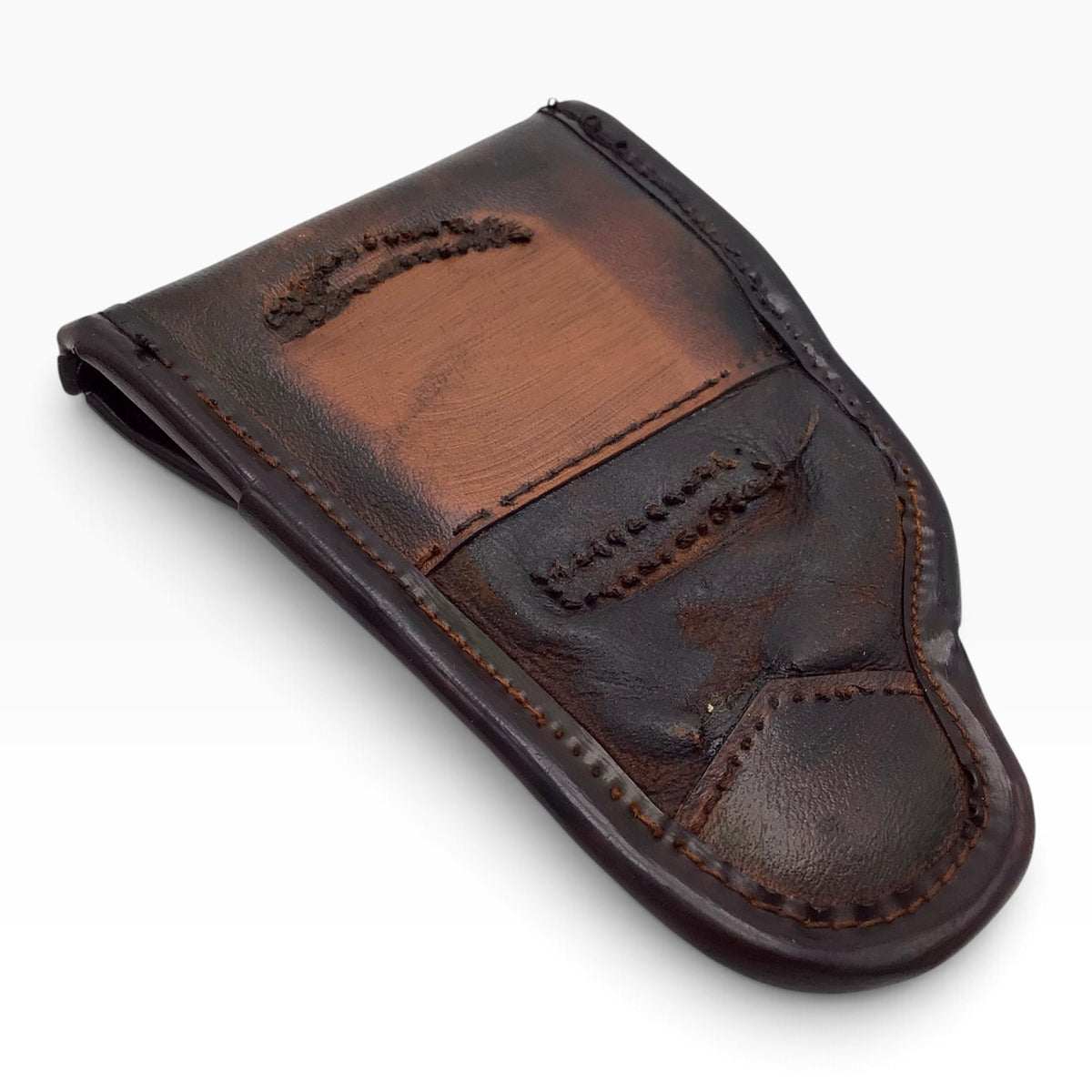 Vintage Brauer Bros. MFG. Co. St. Louis Brown Leather Gun Holster